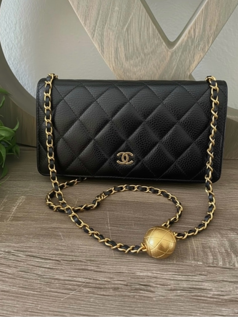 🖤⚜️Chanel Matelasse Quilted Wallet Chain Adjustable Crossbody to Shoulder